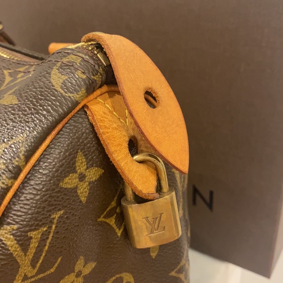 ❌SOLD❌ AUTHENTIC Louis Vuitton LV Monogram Canvas Speedy 25 Handbag Bag Vintage - Picture 3 of 16